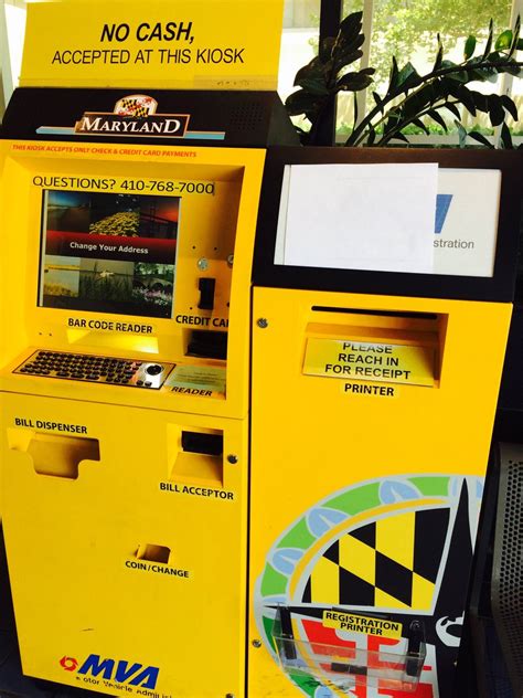 Md mva kiosk locations. Things To Know About Md mva kiosk locations. 